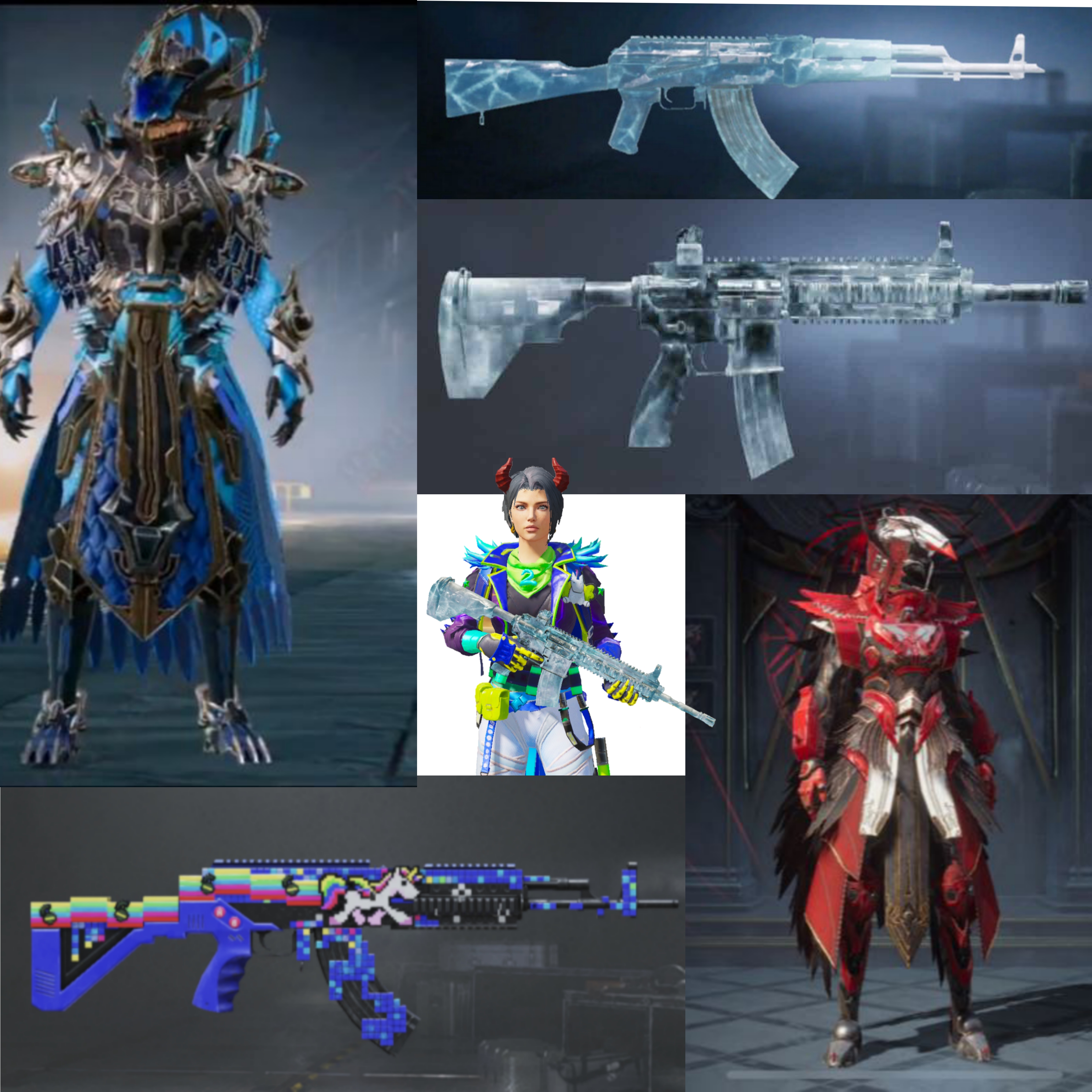 FREE GUN SKINS AND OUTFIT